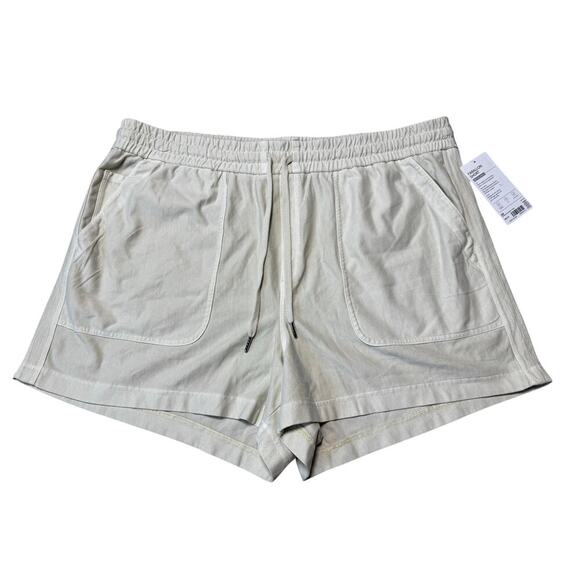ATHLETA FARALLON Shorts, size women's 20; Tan/Khaki, NEW! - Picture 1 of 7